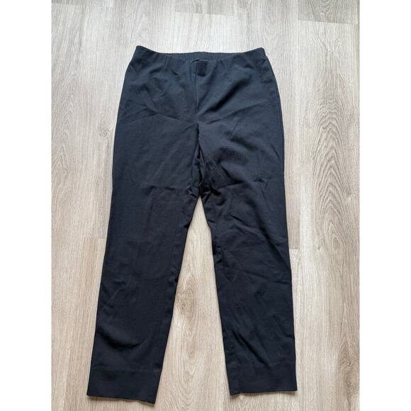 J. Jill Ponte Slim Leg Black Pants, Women's size Small, Comfort Waistband - Picture 1 of 5